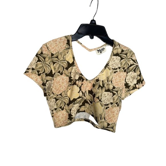 Show me your Mumu Miami crop top, yellow S - Picture 5 of 9